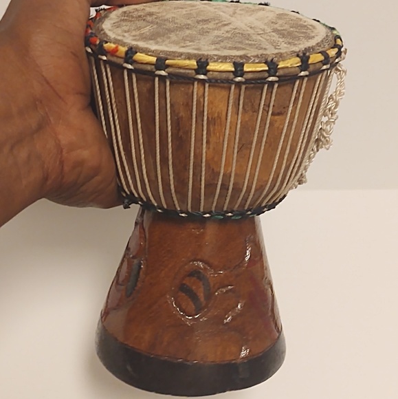 Hand Crafted Baby Djembe - Picture 3 of 6